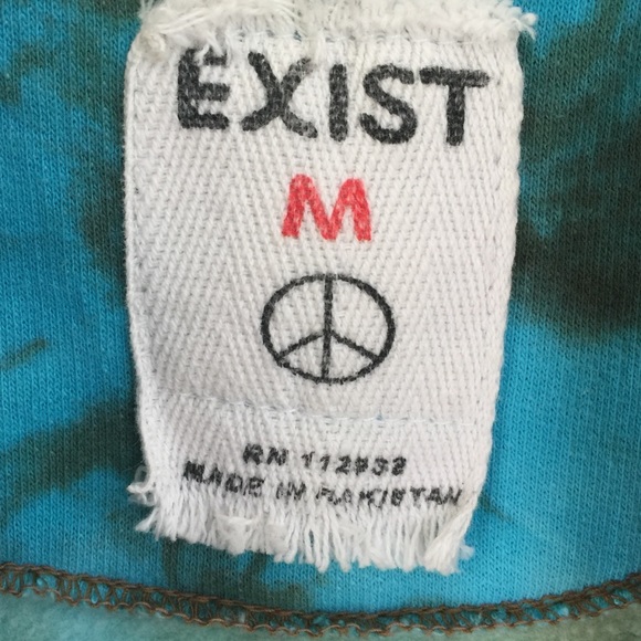 Paradise Island Zippered Hoodie Tie Dye Medium - Picture 5 of 7